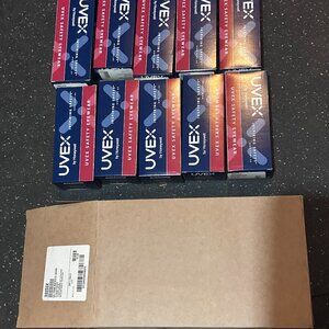 10 Pairs of Honeywell Anti-Fog Uvex Safety Eyewear- Goggles- Glasses